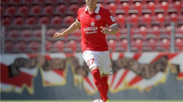 Nicolai Mueller steht dem FSV Mainz für das Spiel gegen Asteras Tripolis zur Verfügung. 