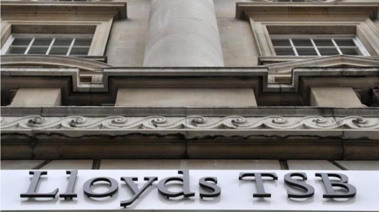 Filiale der britischen Großbank Lloyds in London. 