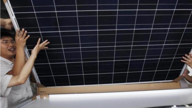 Die EU wirft chinesischen Herstellern von Solarmodulen Preisdumping vor. Foto: How Hwee Young