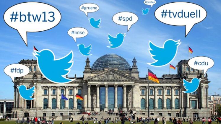 Gezwitscher aus Berlin: Auswertungen von Tweets haben zwar inhaltlichen Wert, sie können aber keine richtige Wahlprognose ersetzen. 