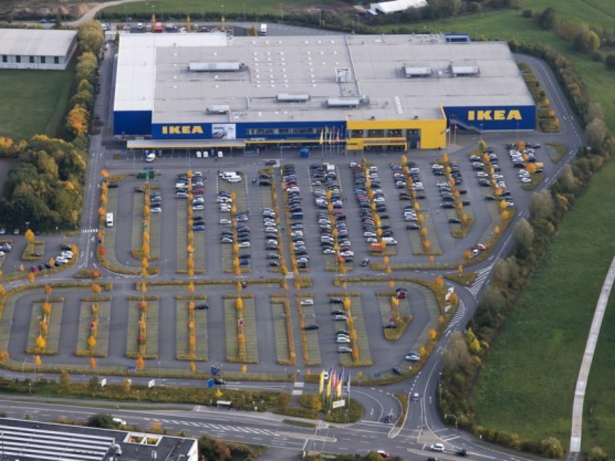 Luftbild: Ikea im Stadtteil Hellern