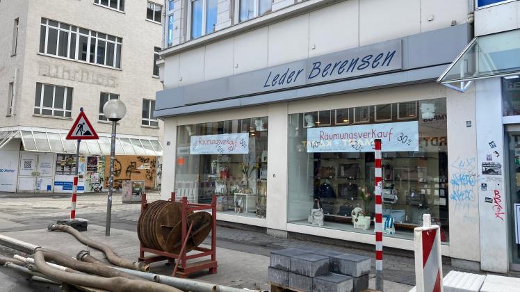 Leder-Berensen schließt Filiale in der Osnabrücker Johannisstraße