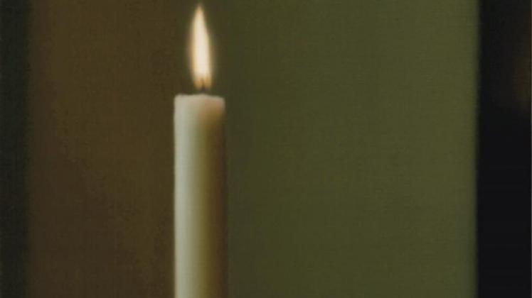 Gerhard Richters Gemälde «Kerze» wird bei Christie&apos;s versteigert. (Bild: Christie&apos;s Images)