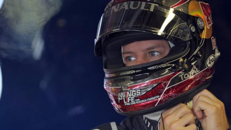 Sebastian Vettel war im zweiten Monza-Training Schnellster.