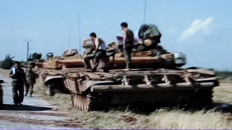 Syrische Panzer im Norden des Landes (Archiv). Syrische Panzer im Norden des Landes (Archiv).