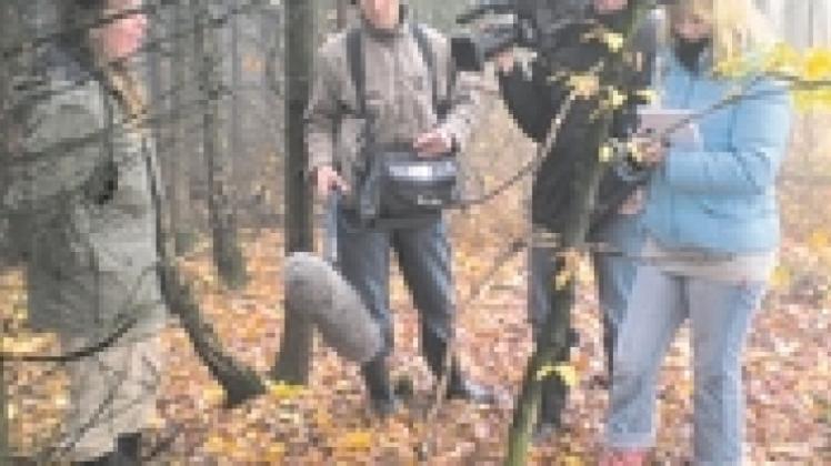 Indra Rupp Zu Besuch am Heuwagen im Wald | NOZ