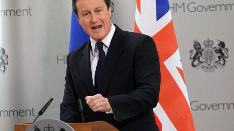 Der britische Premier David Cameron will die EU-Ausgaben der großen EU-Länder langfristig deckeln.