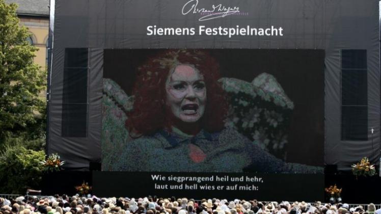 Die Siemens AG will zukünftig kein Geld mehr für Live-Übertragungen von den Bayreuther Richard-Wagner-Festspielen geben (Archivbild).