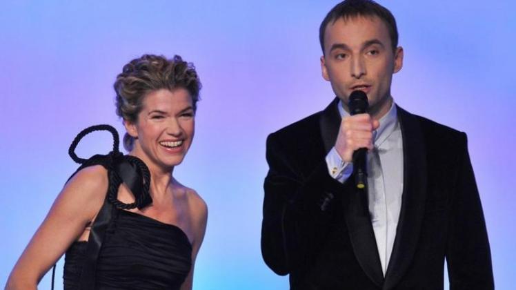 Die Gastgeber Mart Avandi und Anke Engelke Die Gastgeber Mart Avandi und Anke Engelke
