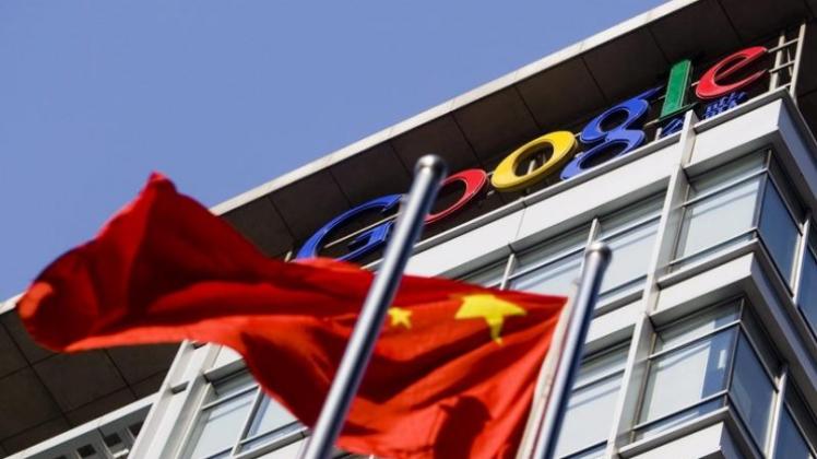 Das Google-Büro in Peking: Nach Überzeugung von US-Diplomaten wurde die Hacker-Attacke von einem Funktionär des Politbüros befohlen, der über kritische Google-Suchergebnisse zu seiner Person erbost war.