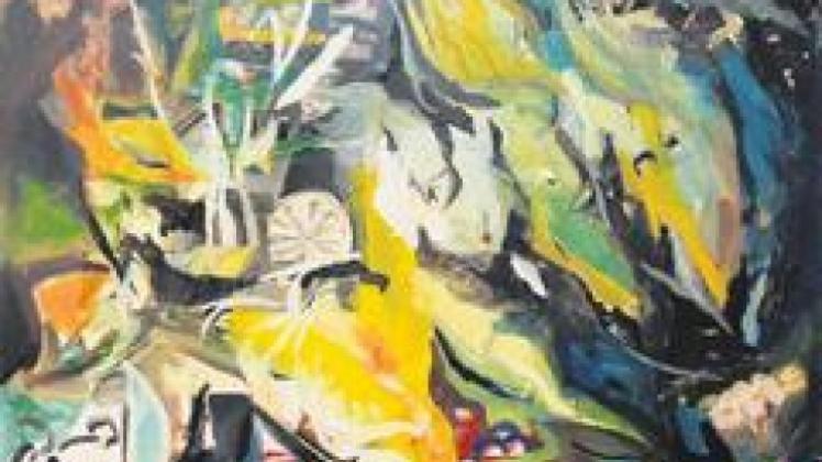 Feinarbeit: '"'Wer nichts zu tun hat, sollte Kunst kritisieren'"', heißt dieses lebendige Bild.
