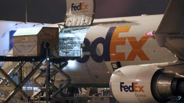 Der weltweit tätige Paketdienst FedEx hat weniger Fracht umgeschlagen als erwartet.