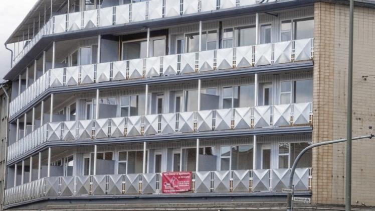 Das Wohnhaus am Rosenplatz nach der Sanierung. Demnächst sollen hier die ersten Mieter einziehen. Das Wohnhaus am Rosenplatz nach der Sanierung. Demnächst sollen hier die ersten Mieter einziehen.