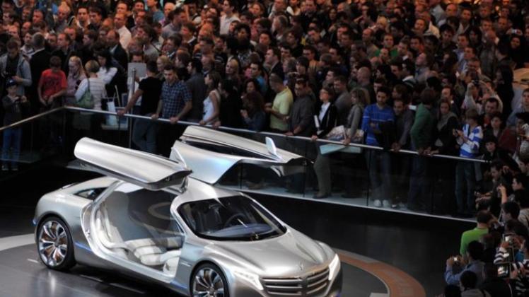 Mercedes-Konzeptauto in Frankfurt: Die «Faszination Auto» lebt - davon sind die IAA-Veranstalter überzeugt.