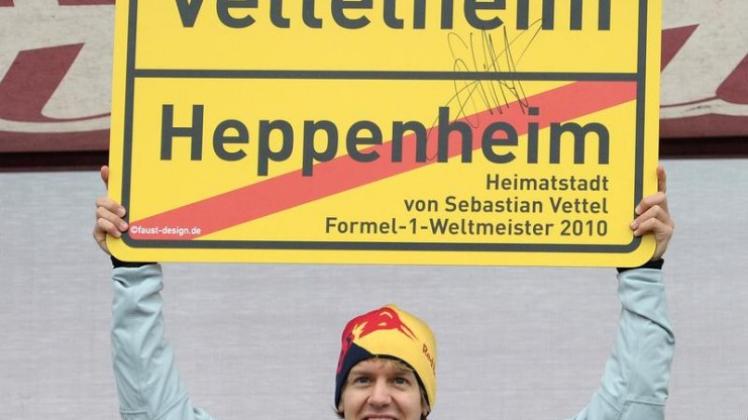 Sebastian Vettel wird Ehrenbürger seiner Heimatstadt Heppenheim.