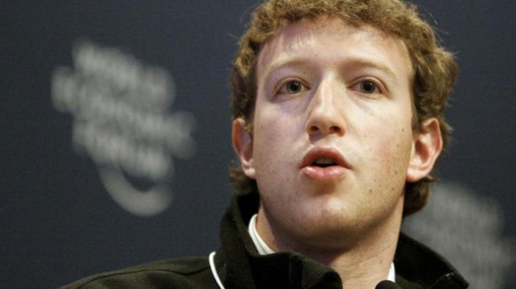 Der Gründer des Online-Netzwerks Facebook, Mark Zuckerberg.