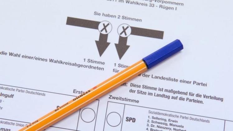 Auf Rügen und Hiddensee waren rund 27 000 Wahlberechtigte zur Landtags-Nachwahl aufgerufen.