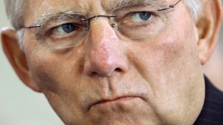 Schäuble: «Die Mitgliedschaft in einer Währungsunion ist Chance aber auch schwere Bürde».