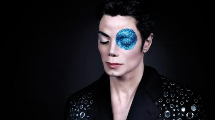 Michael Jackson mit blauem Auge. (Bild: Arno Bani/Pierre Bergé &amp; Associés)