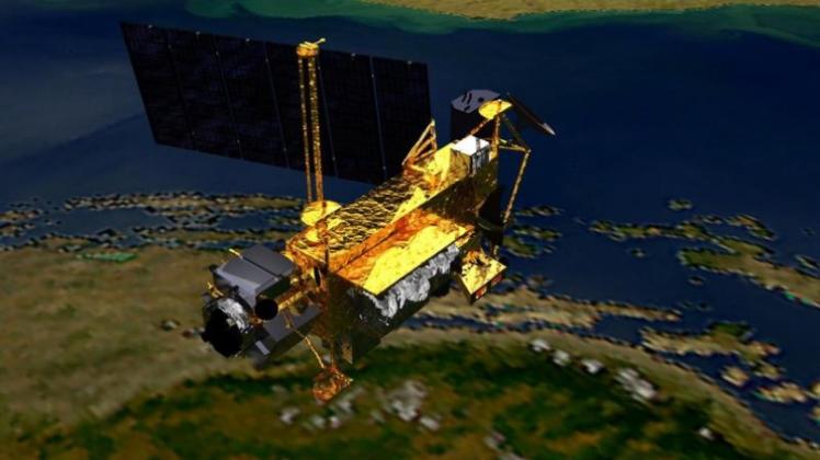 Der US-Forschungssatellit UARS könnte bald auf die Erde stürzen.