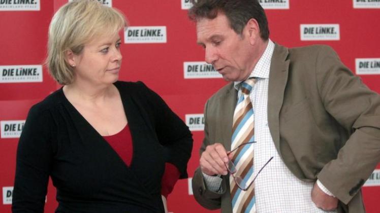 Das Führungsduo der Linken, Gesine Lötzsch und Klaus Ernst.