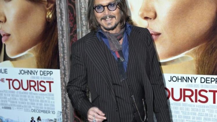 Johnny Depp bei der Weltprenmiere in New York.