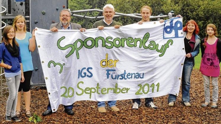 Auf zum Sponsorenlauf: Die Integrierte Gesamtschule Fürstenau hofft beim Innenstadt-Lauf auf einen großen Erlös. 
