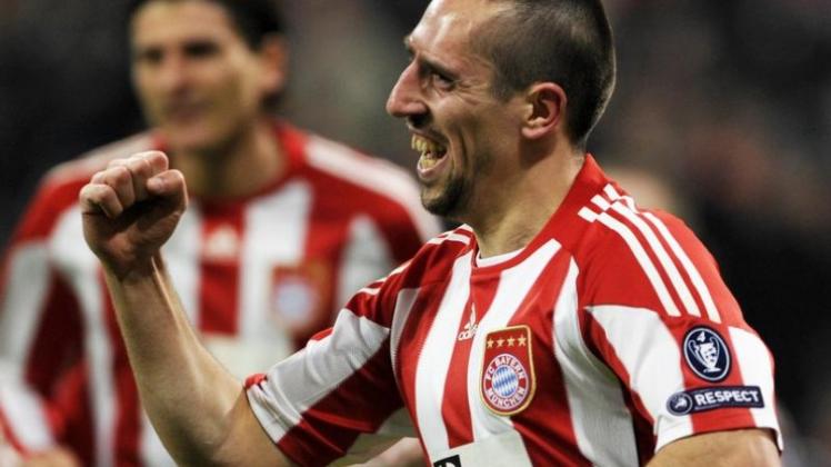 Franck Ribery hat zwei Tore zum 3:0-Sieg der Bayern gegen den FC Basel beigesteuert.