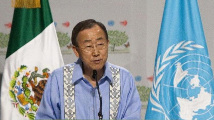 UN-Generalsekretär Ban Ki Moon hat den Ministern beim Klimagipfel in Mexiko eindringlich ins Gewissen geredet.