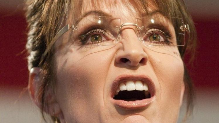Muss ihre Homepage derzeit vor Angriffen von Hackern schützen: US-Politikerin Sarah Palin. (Archivbild)