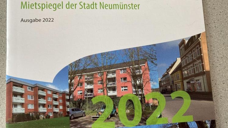 Der neue Mietspiegel der Stadt Neumünster hilft bei der Ermittlung der ortsüblichen Vergleichsmiete im frei finanzierten Wohnungsbau. Er gilt bis April 2024.