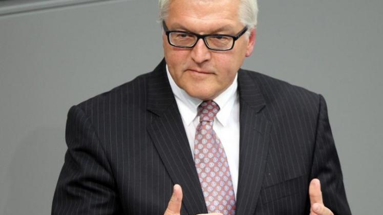 SPD-Fraktionschef Frank-Walter Steinmeier. (Archivbild)