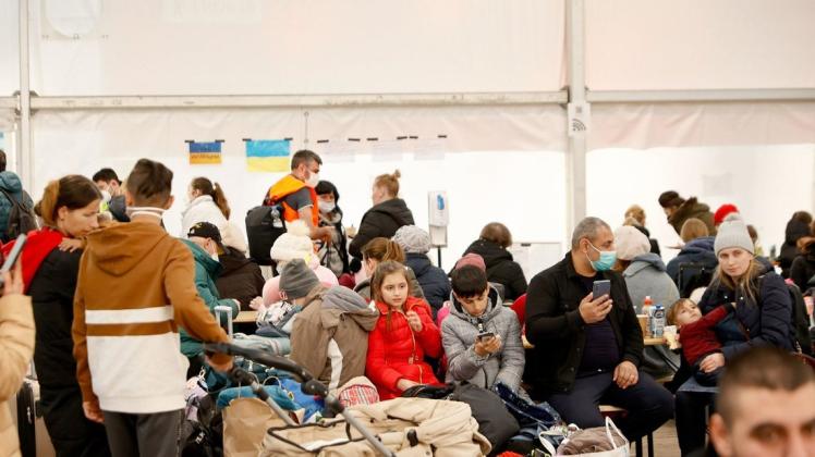 In Berlin kommen viele Flüchtlinge aus der Ukraine an, bevor sie an weitere Orte in Deutschland weiterreisen.