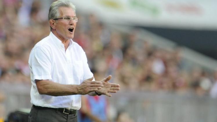 Bayern-Trainer Jupp Heynckes freut sich auf den Beginn der Champions League.