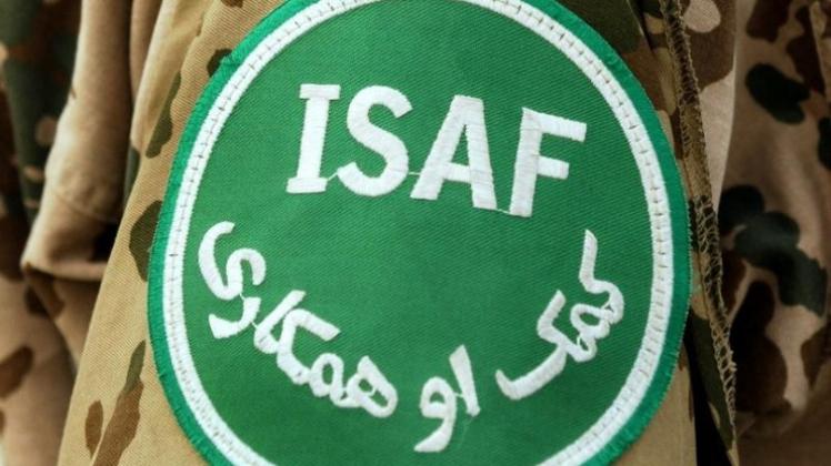 Das Abzeichen der ISAF:  Immer wieder kommt es auch zu Anschlägen gegen die internationale Afghanistan-Schutztruppe. (Archivbild)