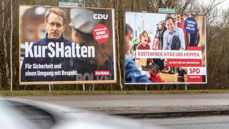 Können Sie auch zusammen? Eine Große Koalition scheint in Schleswig-Holstein gerade wenig wahrscheinlich.