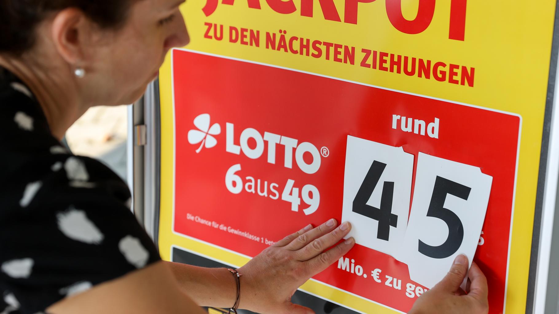 Lotto-Jackpot bei 6aus49 erreicht Obergrenze von 45 Millionen Euro