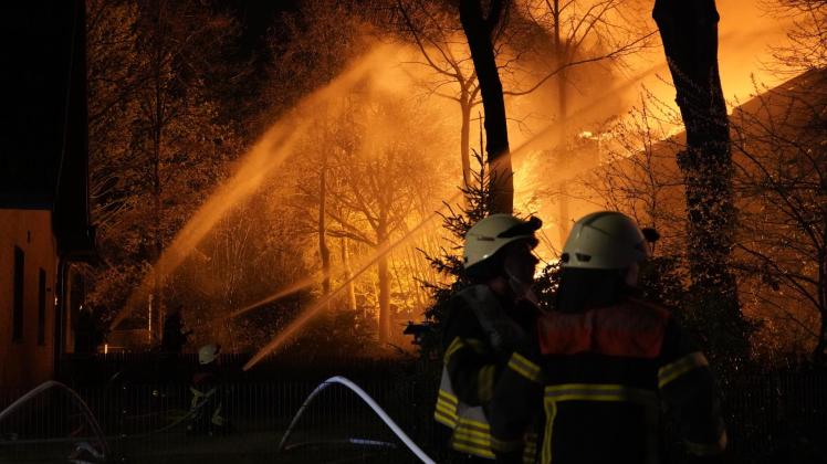 Turnhalle in Bramsche in Brand geraten
