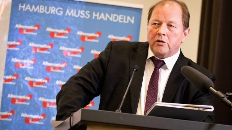 Dirk Nockemann, AfD-Landesvorsitzender und Fraktionsvorsitzender in Hamburg: Seine Fraktion ist mit der Klage gegen die Hotspot-Regel gescheitert.