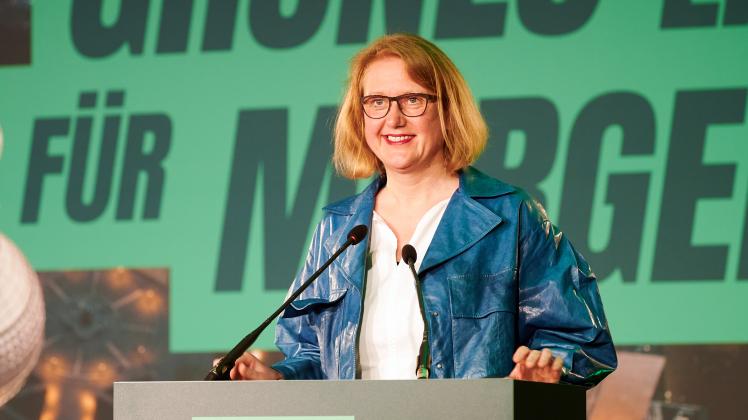 Lisa Paus (Bild) soll auf Anne Spiegel folgen. Abschluss Landesdelegiertenkonferenz Grüne Berlin