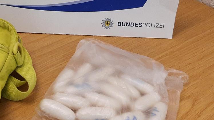 Einen Straßenverkaufswert von rund 12.000 Euro haben nach Angaben der Bundespolizei diese 170 Gramm Kokain, die bei einem 25-Jährigen am Bahnhof in Bad Bentheim gefunden wurden.
