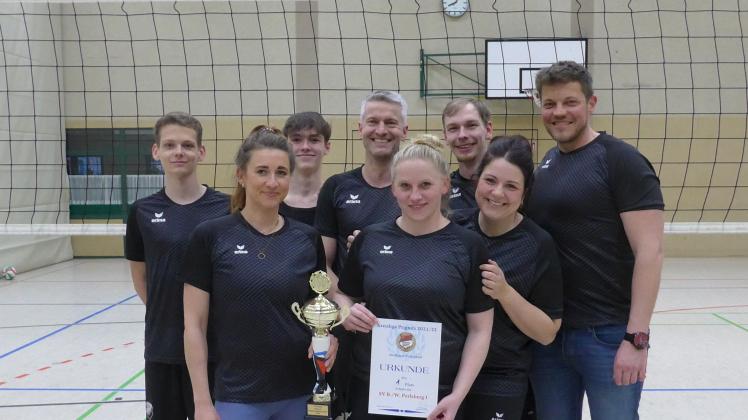Meister der Kreisliga im Mixed-Volleyball: SV Blau-Weiß Perleberg I