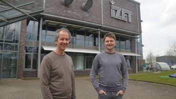 Arbeiten an Technologien für das virtuelle Internet: OQmented-Gründer Ulrich Hofmann und Thomas von Wantoch.
