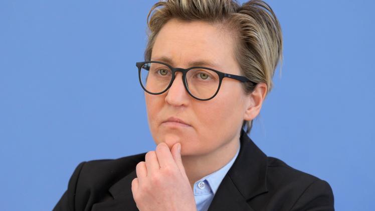 Susanne HENNIG-WELLSOW , Co-Vorsitzende von Die Linke. , 28.03.2022 Susanne HENNIG-WELLSOW , Co-Chairwoman of Die Linke.