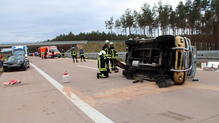 Schwerer Unfall auf der A14 bei Grabow
Landkreis Ludwigslust  Parchim
