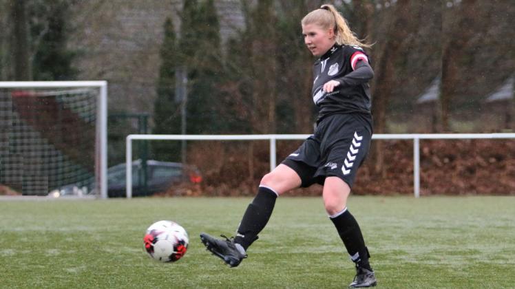 Schnürte einen Doppelpack: Yasmin Wittorf, Kapitänin der Frauen der SG FC Elmshorn/SV Lieth.