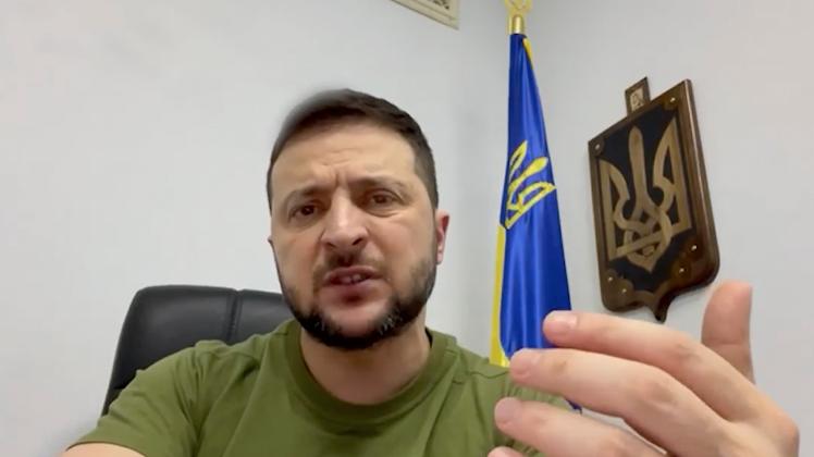 Ukraine-Krieg - Präsident Selenskyj