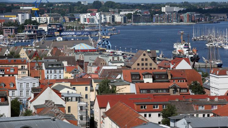 Rostock - Blick auf Stadthafen