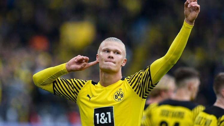 ARCHIV - Der Vertrag von Stürmerstar Erling Haaland beim BVB läuft noch bis zum Sommer 2024. Foto: Bernd Thissen/dpa ARCHIV - Der Vertrag von Stürmerstar Erling Haaland beim BVB läuft noch bis zum Sommer 2024. Foto: Bernd Thissen/dpa