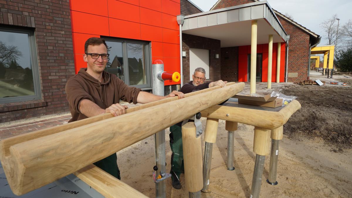 Die neue Kita in Esterwegen wird erst im Herbst feritg. | NOZ